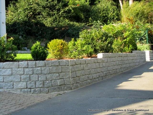 Granit Mauersteine, Granitsteine, Granitmauer 20x20x40 cm